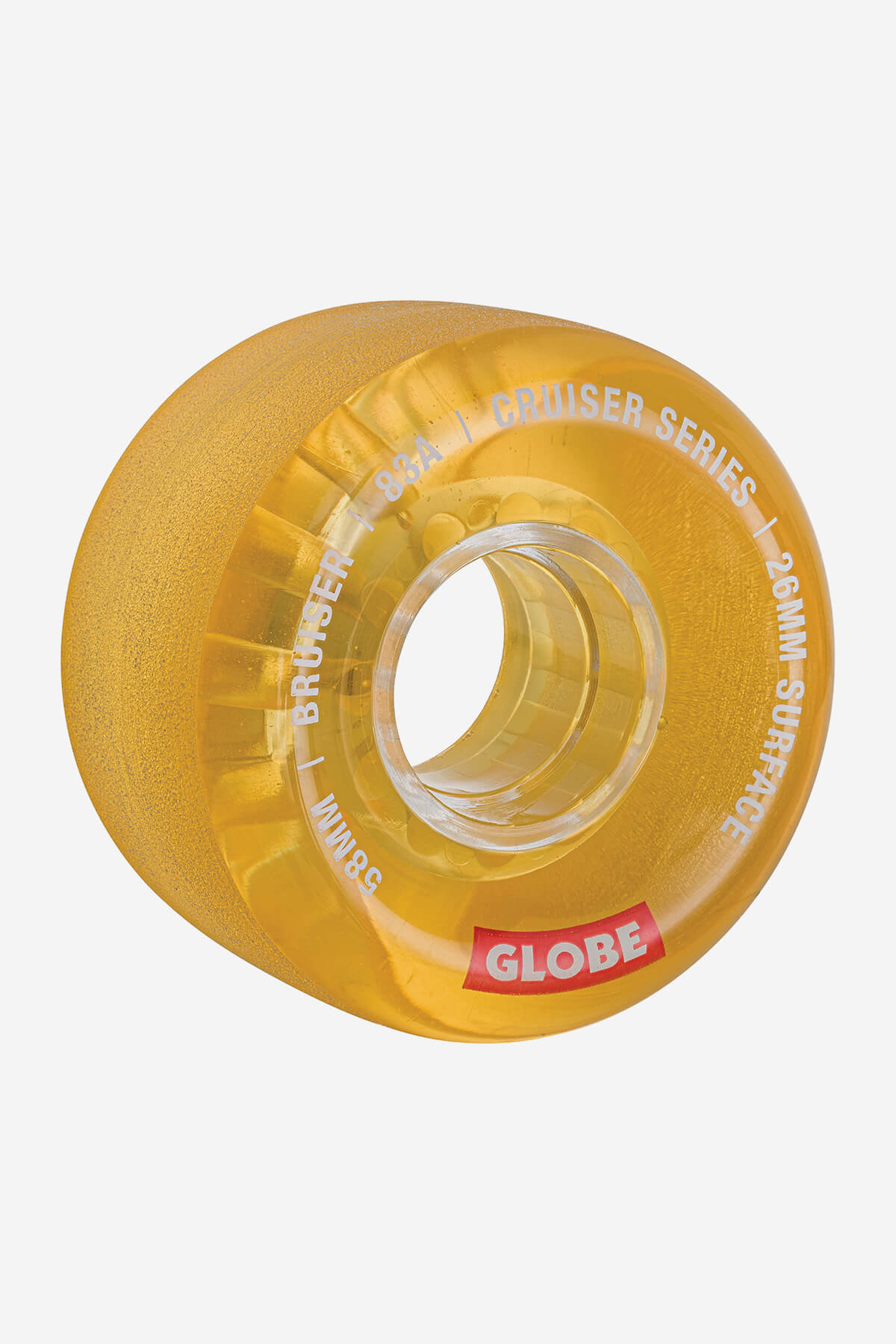 Bruiser Cruiser Skateboard Wheel 58mm - Clear Honey