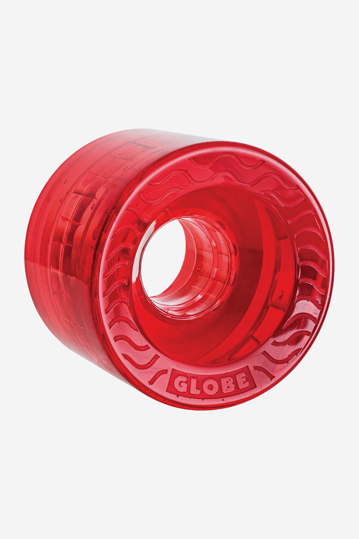 Ruota Cruiser Retro Flex da 58 mm - Trasparente Rosso Trasparente/Rosso