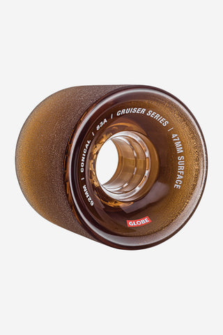 Ruota da skateboard Cruiser conica 62 mm - Coffee Clear Coffee