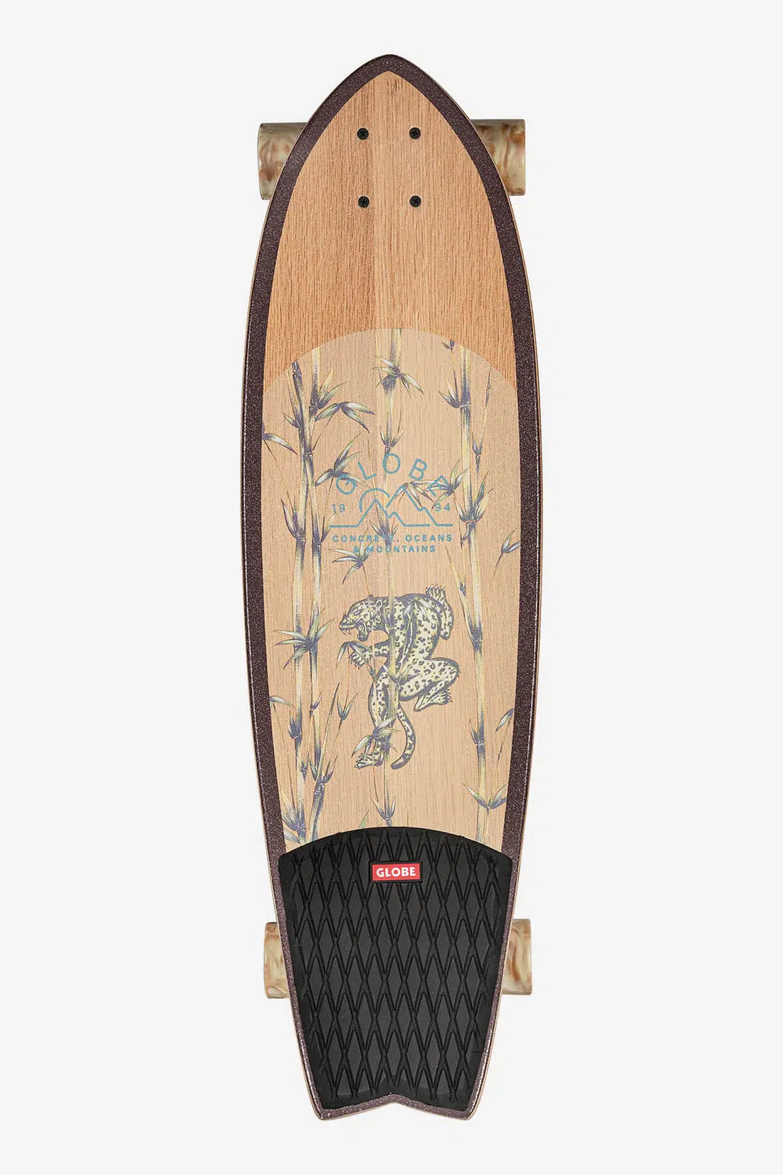 Surfskate Chromantic - White Oak/Jaguar - 33" Cruiserboard Globe