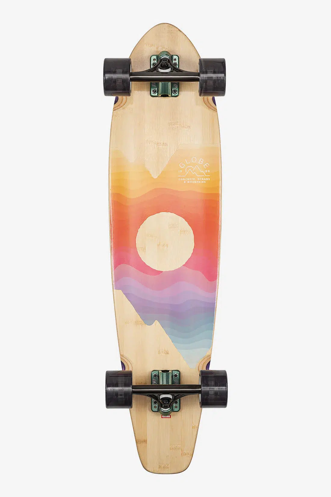 Arcadia - Bamboo/Mountains - 35.875" Longboard