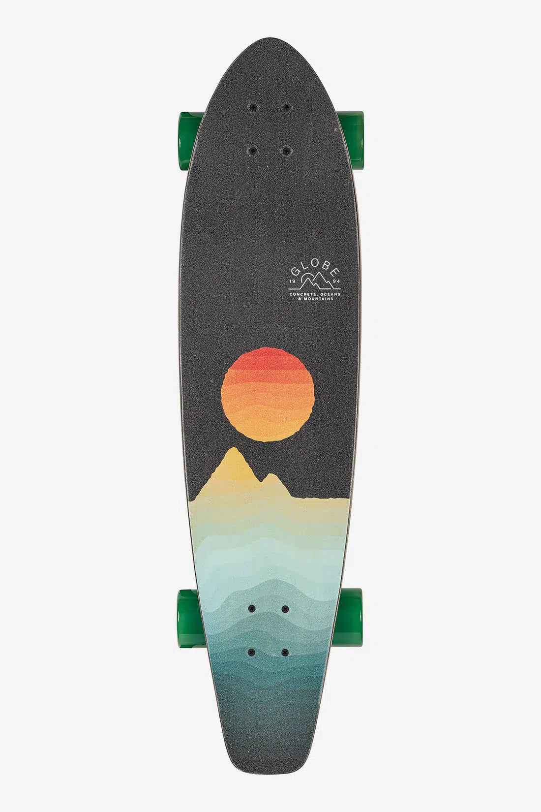 Arcadia - Black Maple/Chromeset - 35.875" Longboard