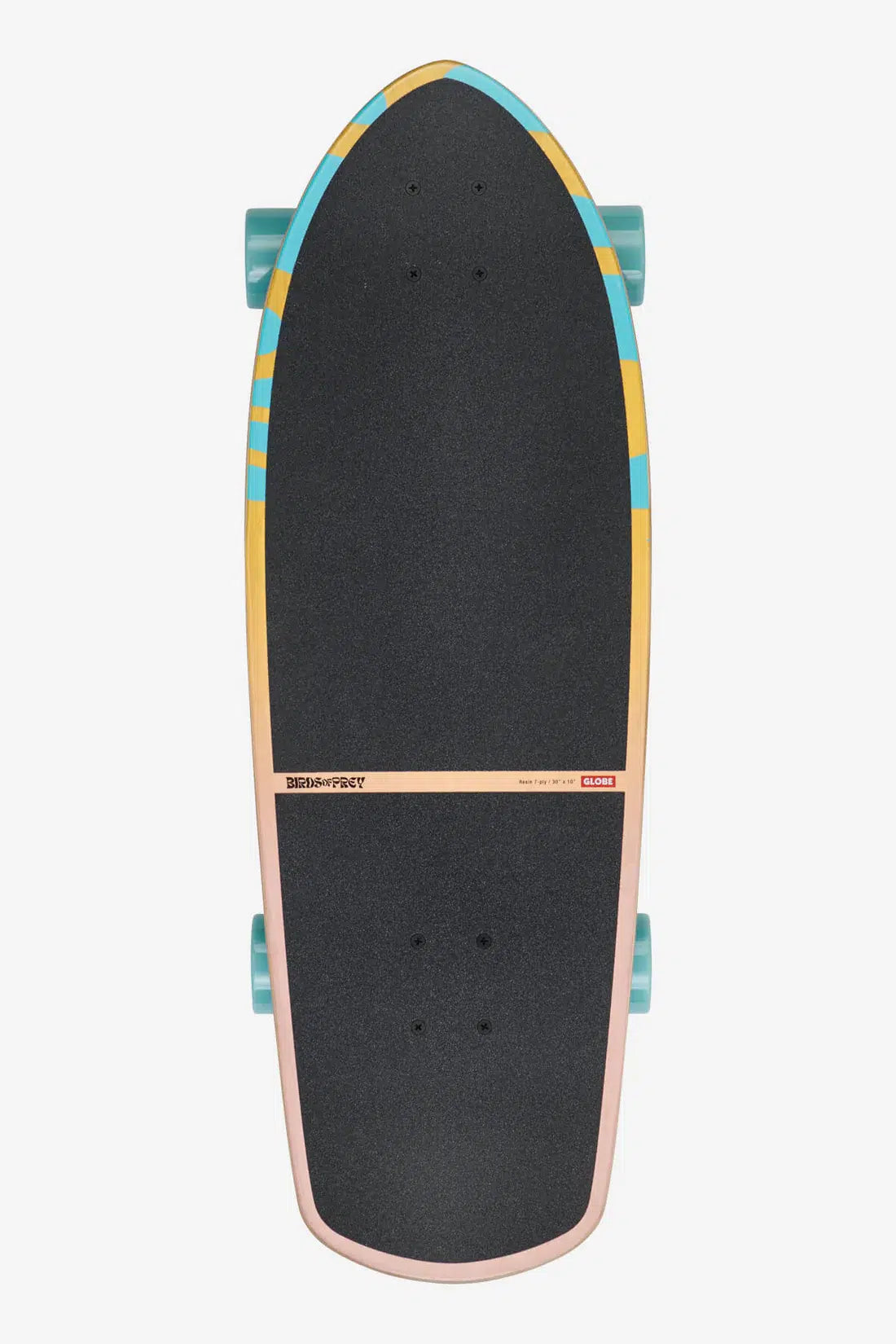 Surfskate Stubby - Killer Cassowary - Mappamondo Cruiserboard da 30".