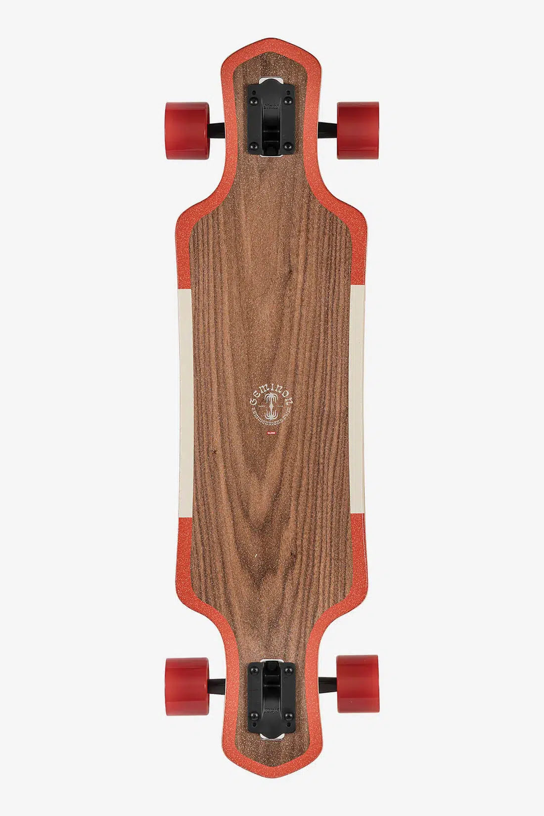 Geminon - Walnuss/Kakadu - 35" Longboard