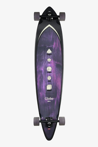 Globe pintail longboard 44" - Purple/Shape Faze