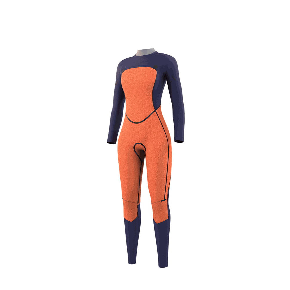 Neoprene Dazzled Fullsuit 5/3mm Double Fzip Donne Mystic