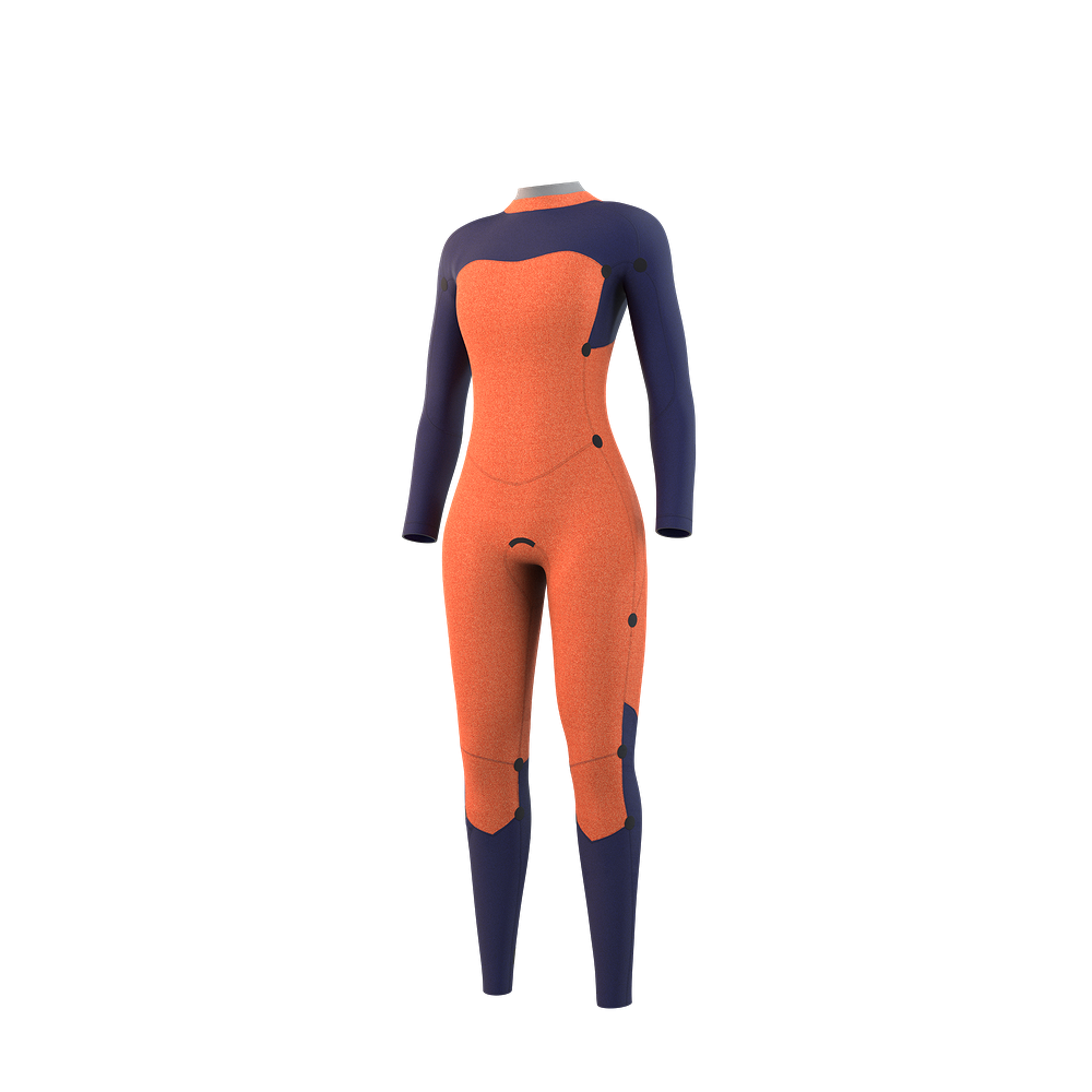Néoprène Dazzled Fullsuit 5/3mm Bzip Femme Mystic