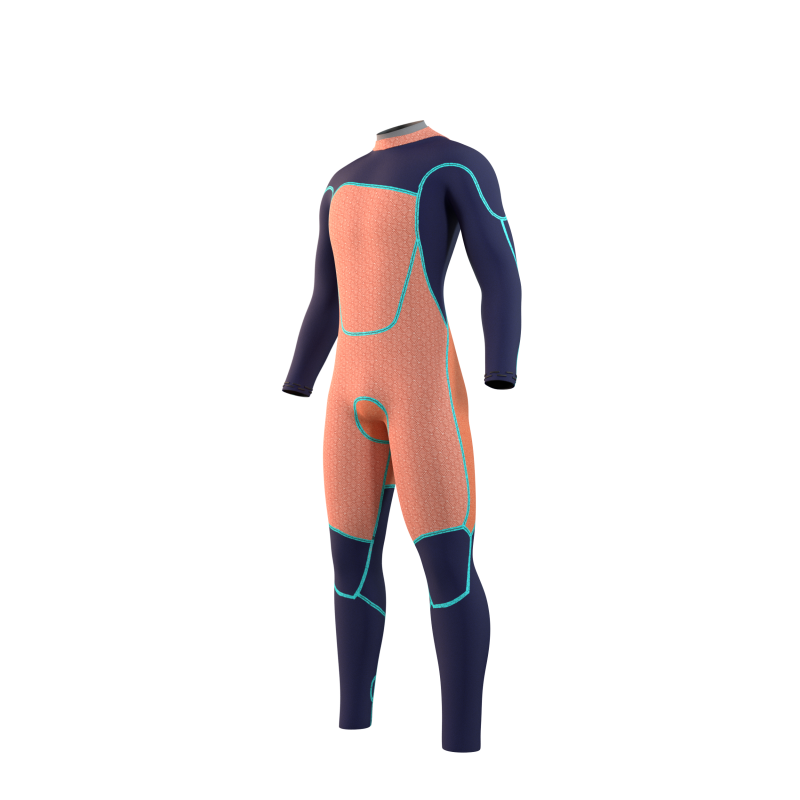 Neoprene Majestic Fullsuit 4/3mm Bzip Mystic