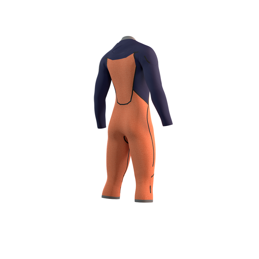 Neopreno Marshall Longarm Shortleg 4/3mm Fzip Mystic