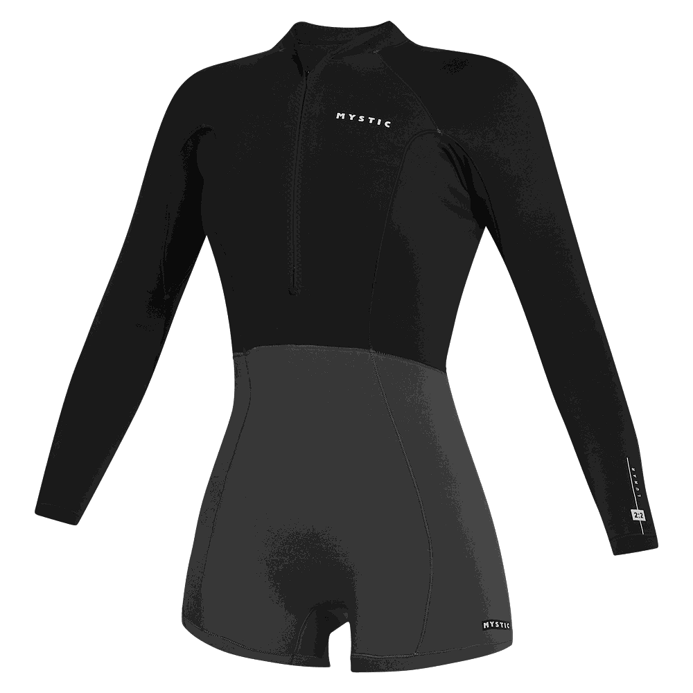 Neoprene Lunar Longarm Shorty 2/2mm Fzip Femme Mystic