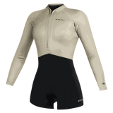Neoprene Lunar Longarm Shorty 2/2mm Fzip Femme Mystic