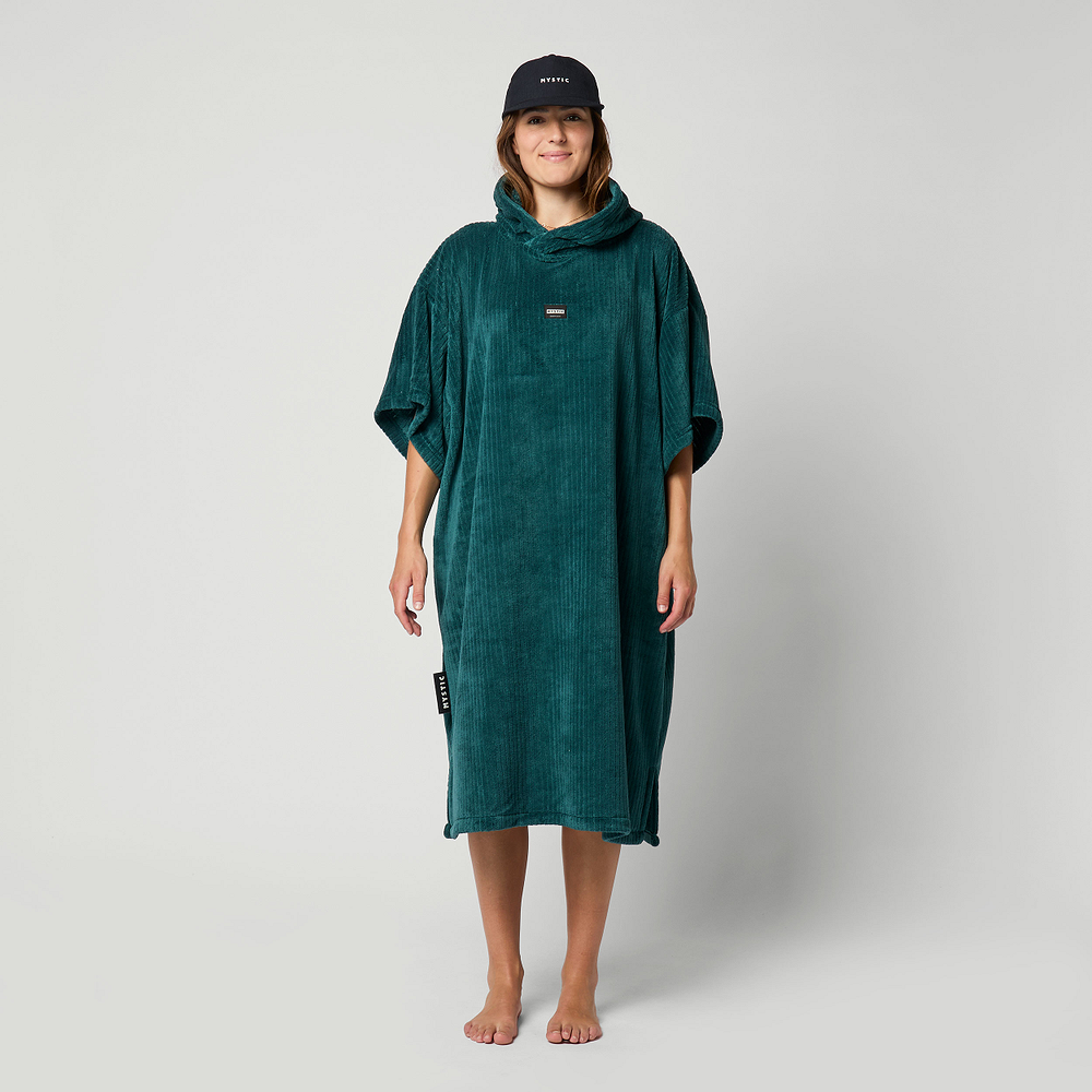 Poncho en velours côtelé mystique