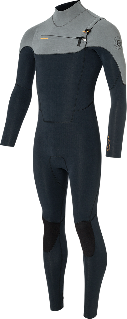 RISE FULLSUIT GBS FZ 3/2 SCHWARZ/GRAU