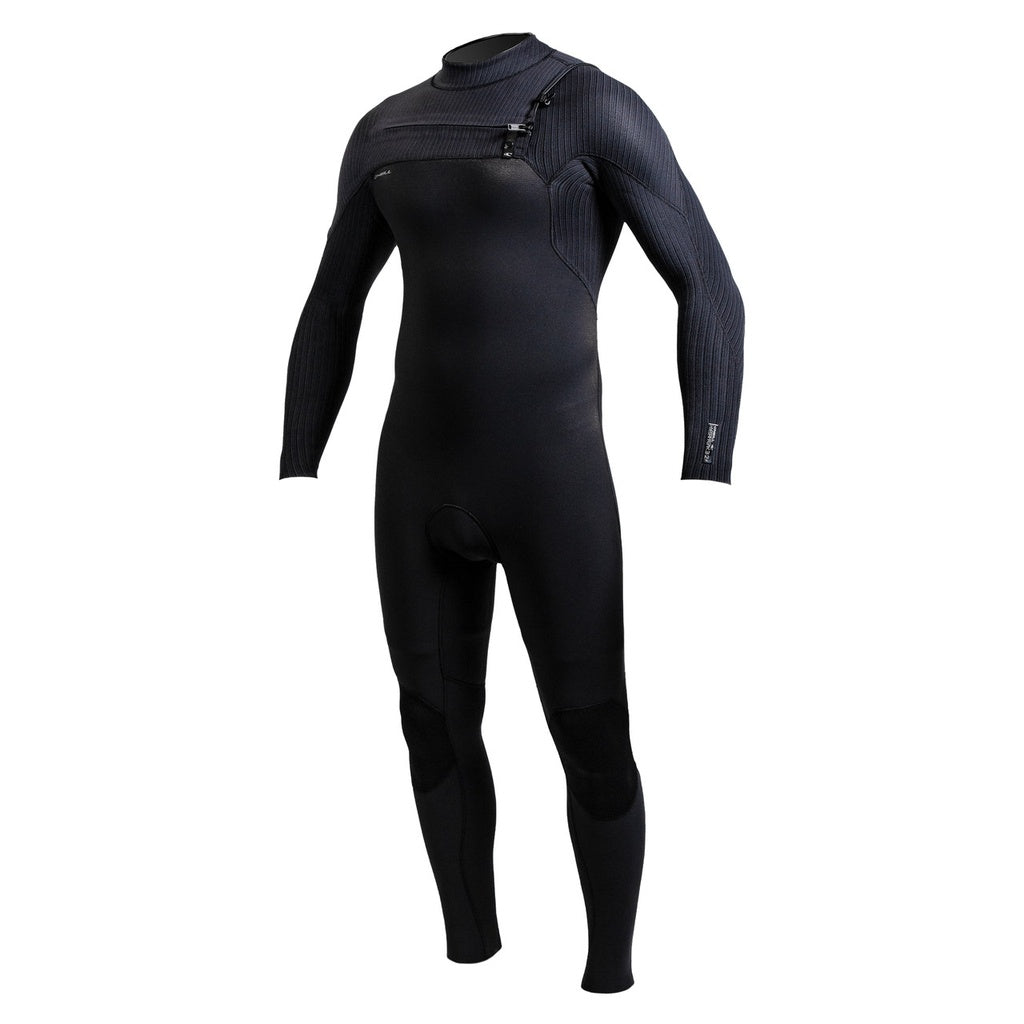 HYPERFREAK WIND 4/3+ CHEST ZIP VOLL SCHWARZ / SCHWARZ