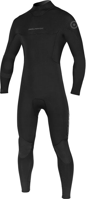 MISSION FULLSUIT FRONT ZIP 5/4/3 SCHWARZ