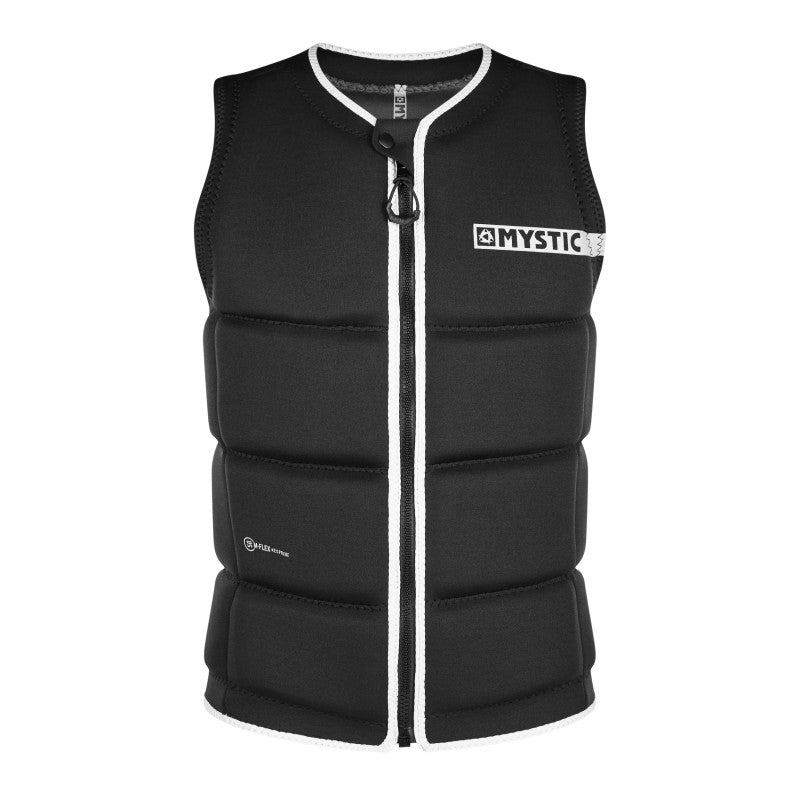 BRAND IMPACT VEST FRONT ZIP BLACK