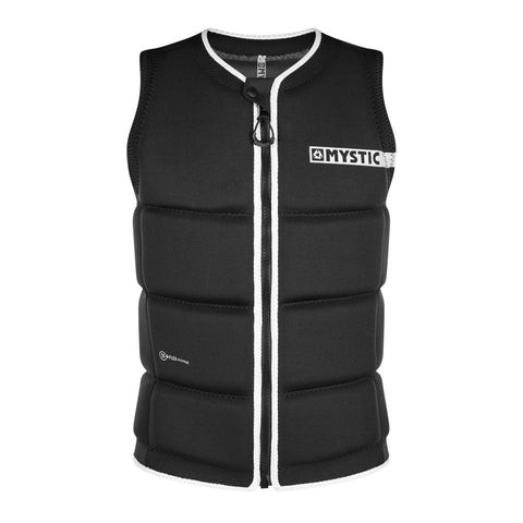 BRAND IMPACT VEST FRONT ZIP BLACK