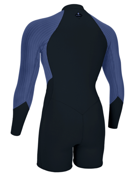 Wms Hyperfreak 2/1.5 Front Zip L/S Spring