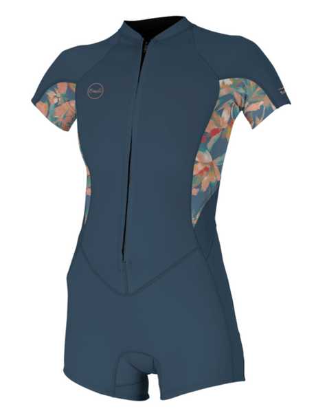 Wms Bahia 2/1 Front Zip S/S Spring