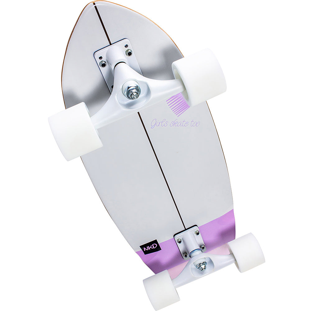 Surfskate Maverick Rose/Blanc NKX