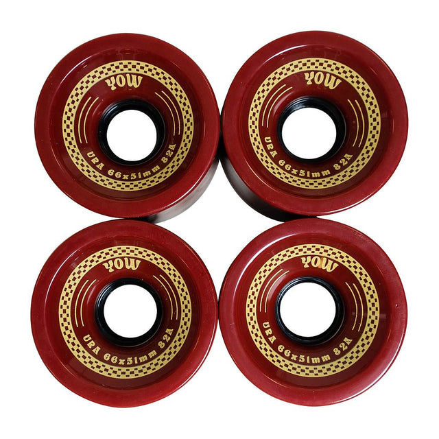 Ruedas Surfskate Ura Wheels 66mmx51mm Ketchup shr 82a Yow Wheels Pack
