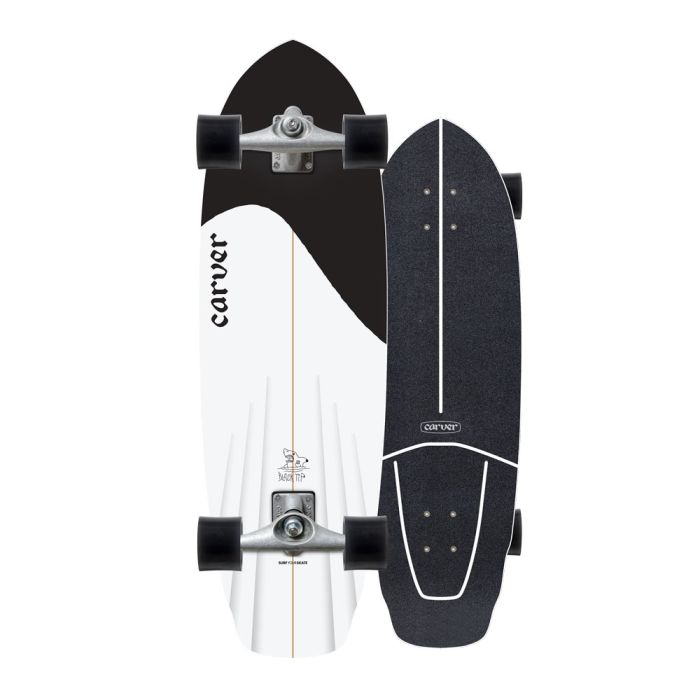 Carver CX Complete 32.5'' Black Tip Surfskate