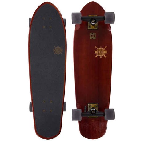 Surfskate Big Blazer - Cherry/Bamboo - 32" Cruiserboard Globe