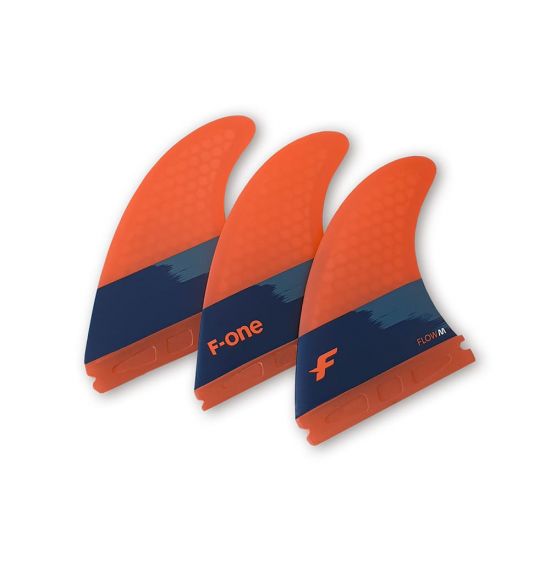 F-one Thruster Fin Set Flow M Papaya