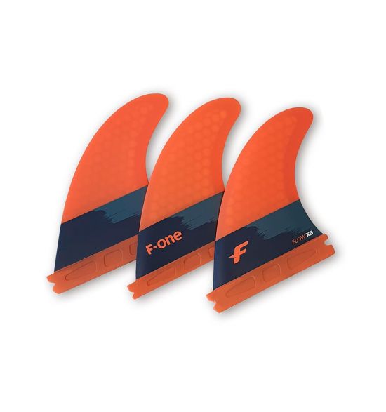 F-one Thruster Fin Set Flow XS Papaya