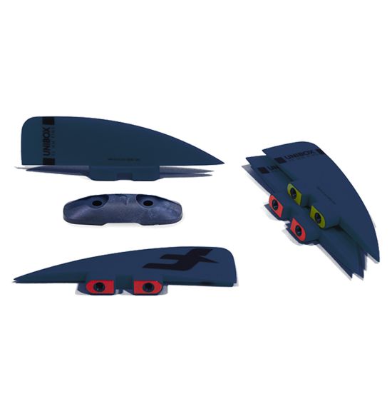 F-One Unibox Fin Set 50mm Slate