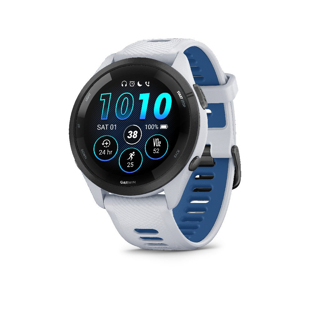 Montre Garmin Forerunner 265 Music Blanc/Bleu