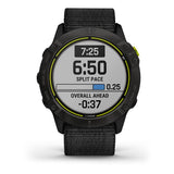 Garmin Enduro titanio con revestimiento de DLC negro con correa de nailon UltraFit negra