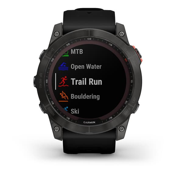 Garmin Fenix 7X Solar negro con correa negro