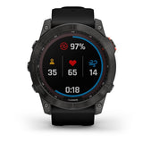 Garmin Fenix 7X Solar negro con correa negro