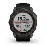 Garmin Fenix 7X Solar negro con correa negro