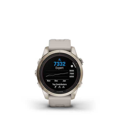 Garmin Fenix ​​​​7S Pro Solaire Saphir Or Beige Bracelet