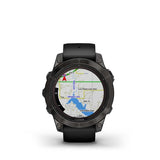 Cinturino Garmin Fenix ​​​​7 Pro Solar Sapphire Titanium Charcoal Grey Nero