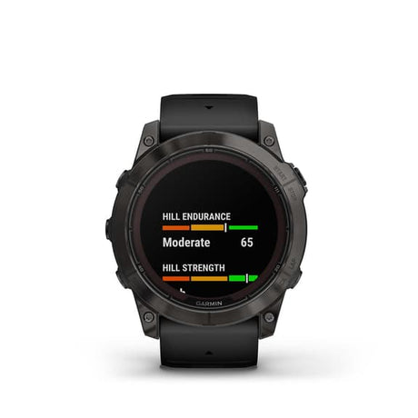 Cinturino Garmin Fenix ​​​​7X Pro Sapphire Solar Titanium Charcoal Grey Nero