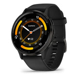 Bracelet en silicone noir noir Garmin Venu 3