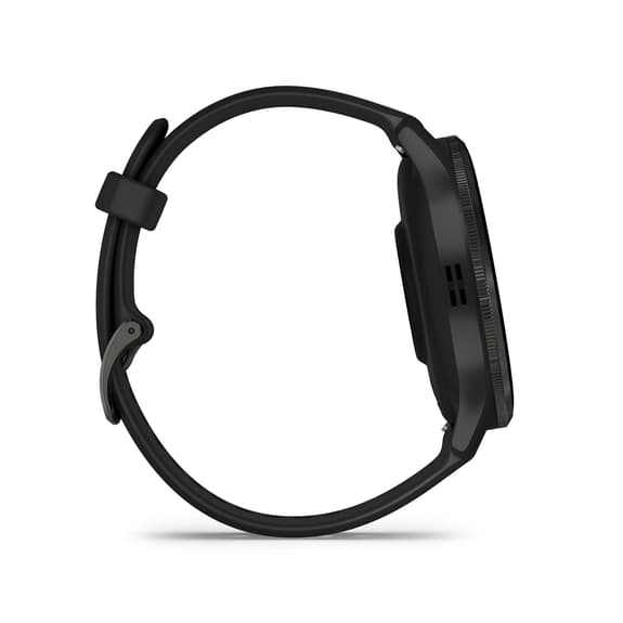 Bracelet en silicone noir noir Garmin Venu 3