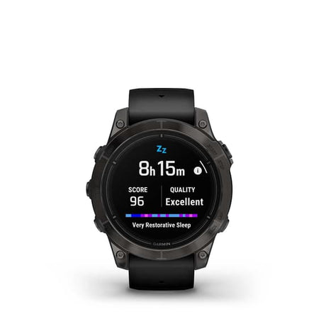 Cinturino Garmin EPIX 2 PRO zaffiro 47 mm titanio DLC grigio antracite nero