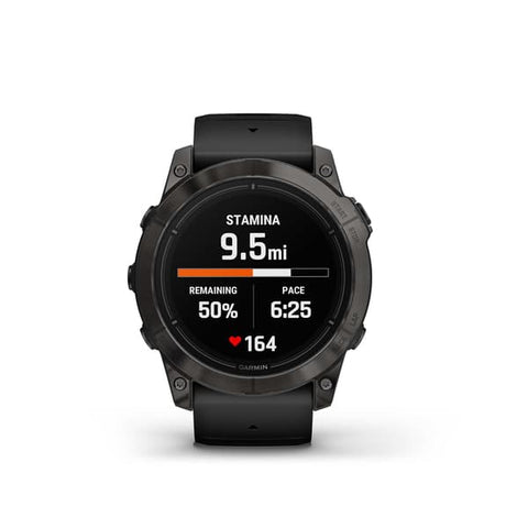 Cinturino Garmin EPIX 2 PRO Sapphire 51 mm titanio DLC grigio antracite nero