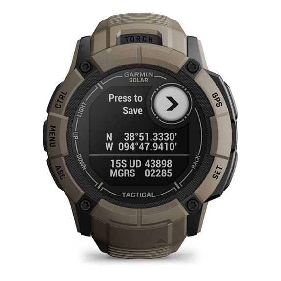 Garmin Instinct 2X solaire tactique marron