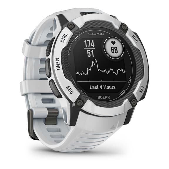 Garmin Instinct 2X Solaire blanc gris foncé