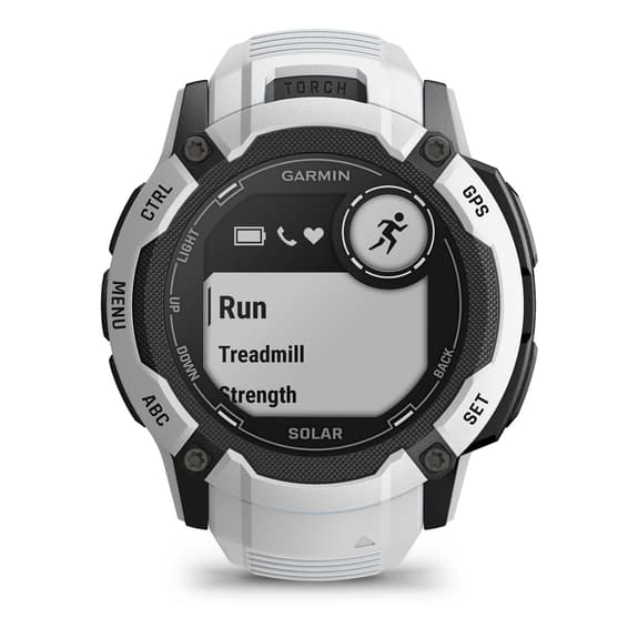 Garmin Instinct 2X Solaire blanc gris foncé