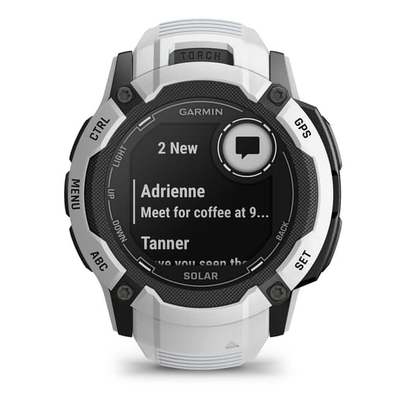 Garmin Instinct 2X Solar bianco grigio scuro