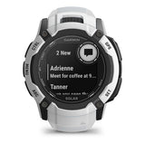 Garmin Instinct 2X Solaire blanc gris foncé