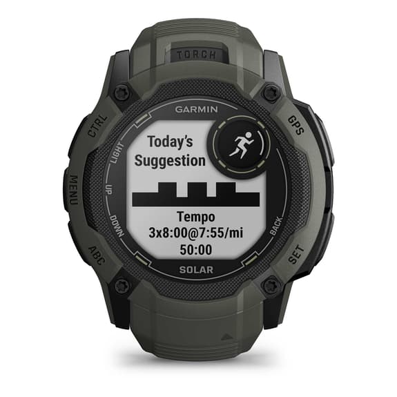 Garmin Instinct 2X Solaire Vert Mousse