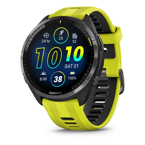 Garmin Forerunner 965 negro correa amarillo negro