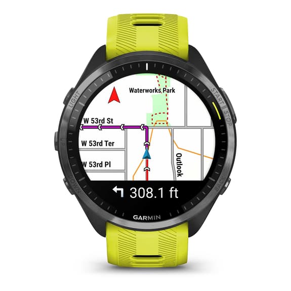 Garmin Forerunner 965 bracelet noir jaune noir